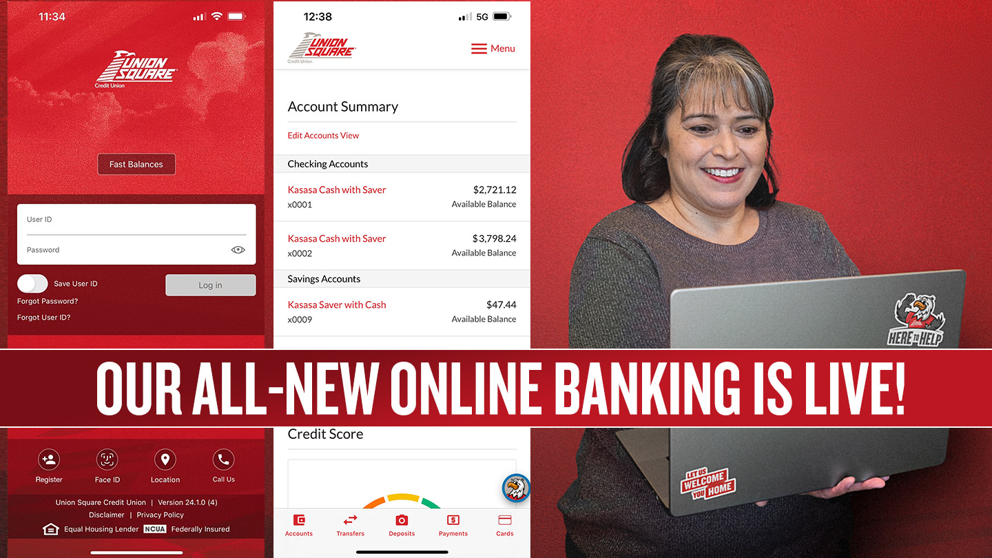 Online Banking is Live